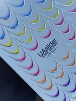Nail Water Decal CF-327 | French Water Slide Nail Decals | Rainbow Ombre French Tips - UASLIDER