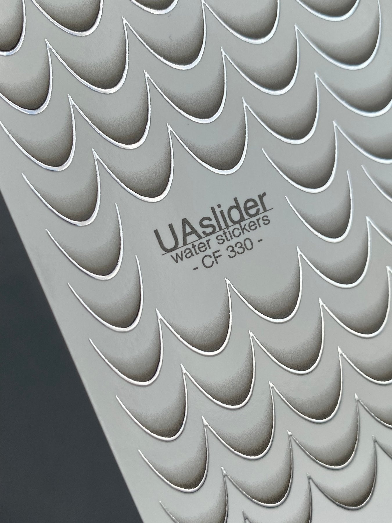 Nail Water Decal CF-330 | French Water Slide Nail Decals | Smoky Nude Gradient Tips - UASLIDER
