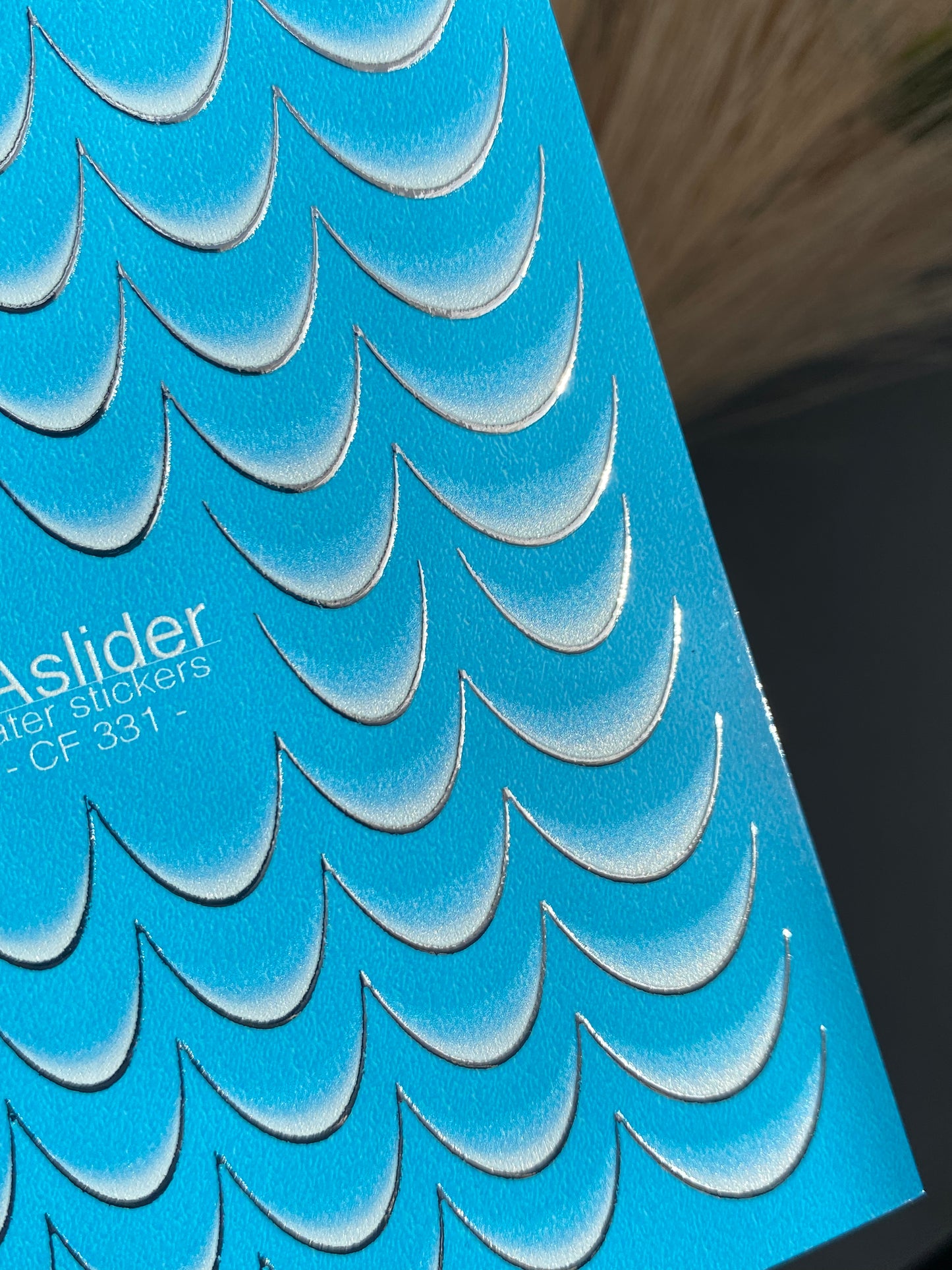 Nail Water Decal CF-331 | French Water Slide Nail Decals | Classic White Gradient Tips