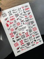 Nail Water Decal 605 - UASLIDER