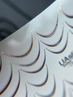 Nail Water Decal CF-260 | French Water Slide Nail Decals | Gold Curved Lines for French Tips - UASLIDER