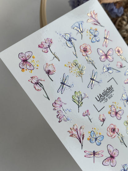 ملصق مائي للأظافر CF-502!