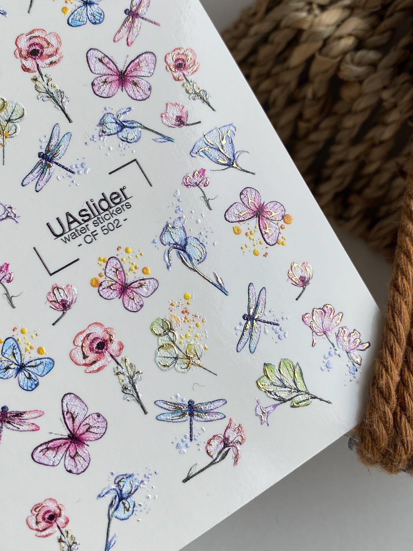 ملصق مائي للأظافر CF-502!