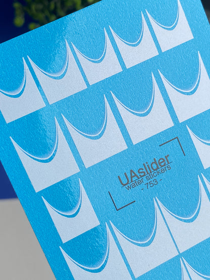 Calcomanía de agua para uñas 753