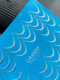 Nail Water Decal CF-257 | French Water Slide Nail Decals | Silver Curved Lines for French Tips