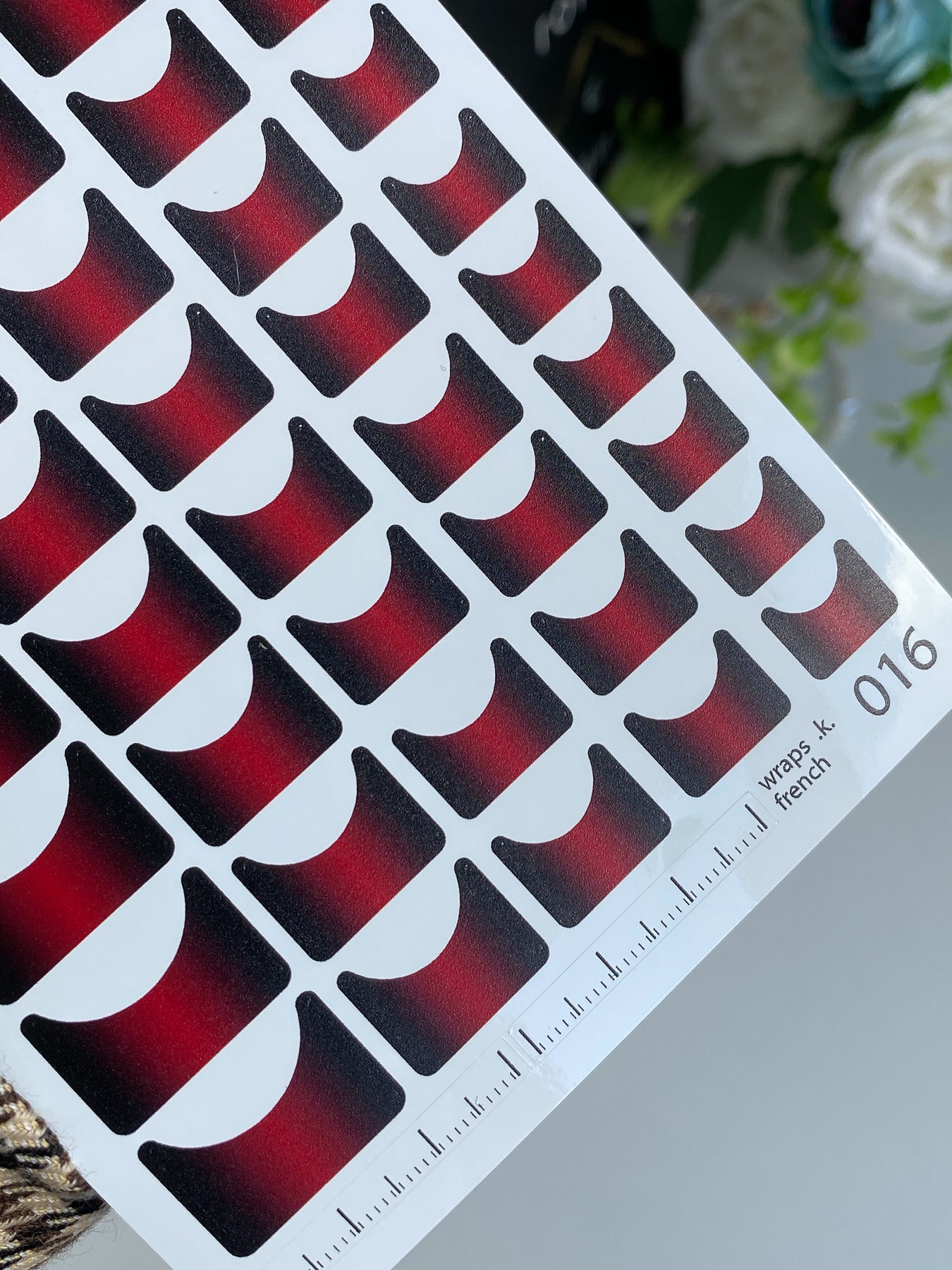 Nail wrap films wnb-016