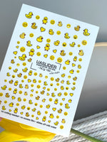 Duck Nail Decals — Rubber Ducks, Smiley Faces & Hearts | NCg-185
