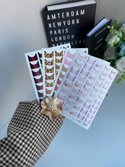 Nail wrap films wnb-042