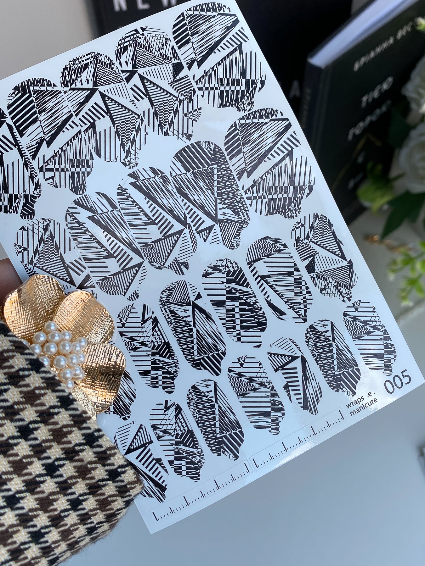 Nail wrap films wnb-005