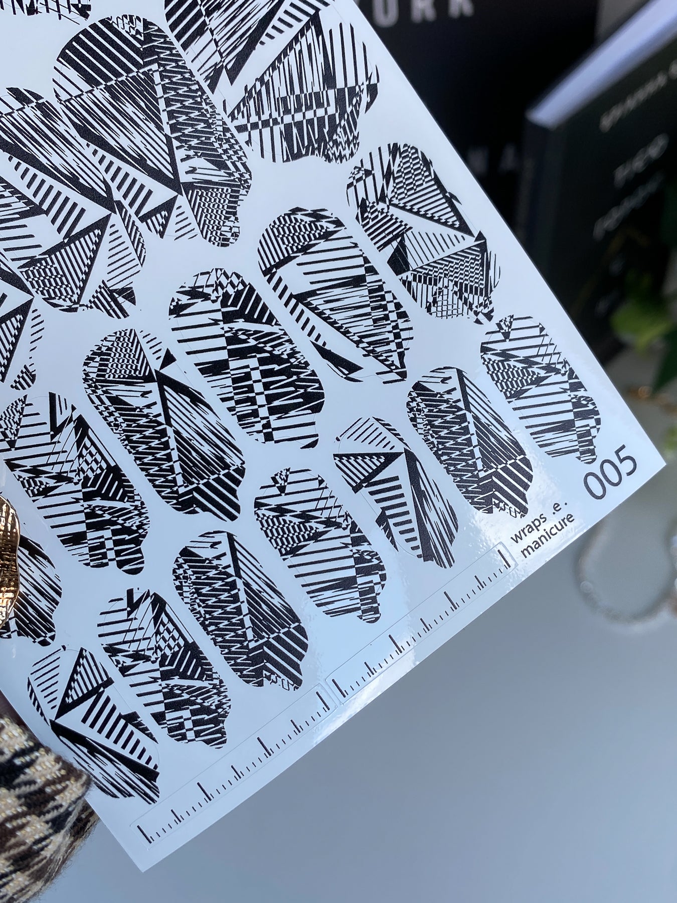 Nail wrap films wnb-005