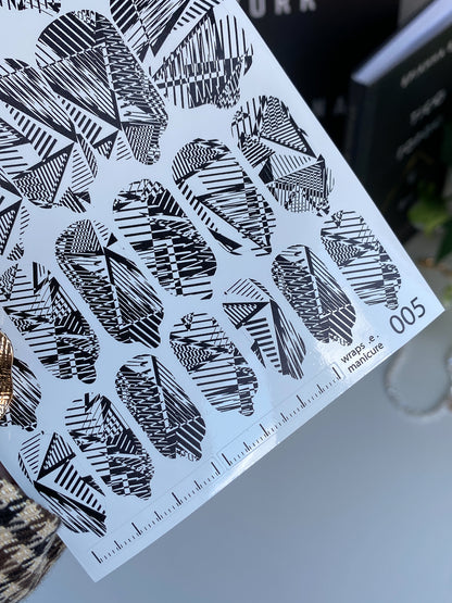 Nail wrap films wnb-005