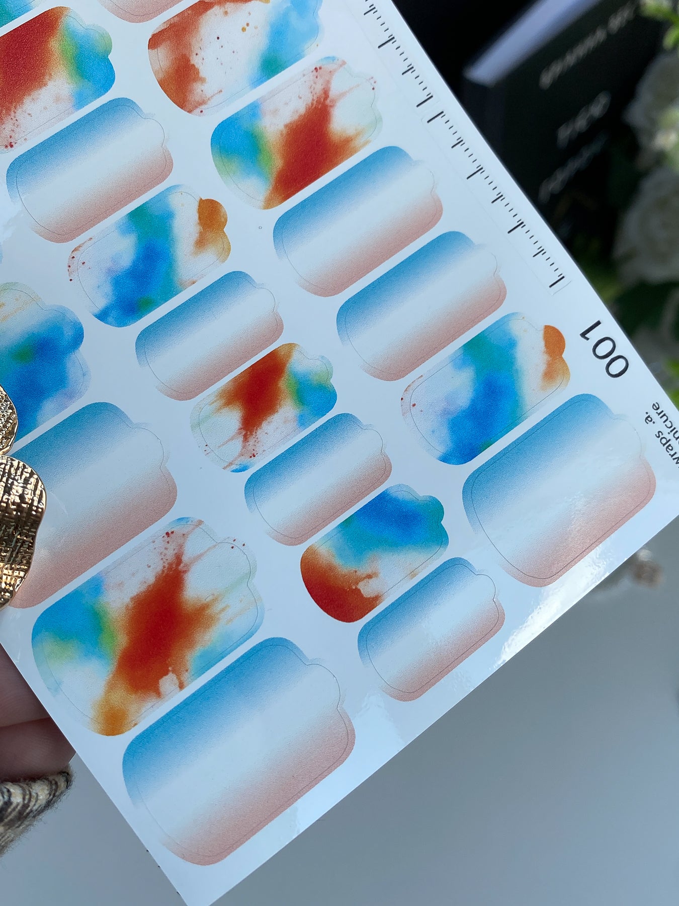 Nail wrap films wnb-001