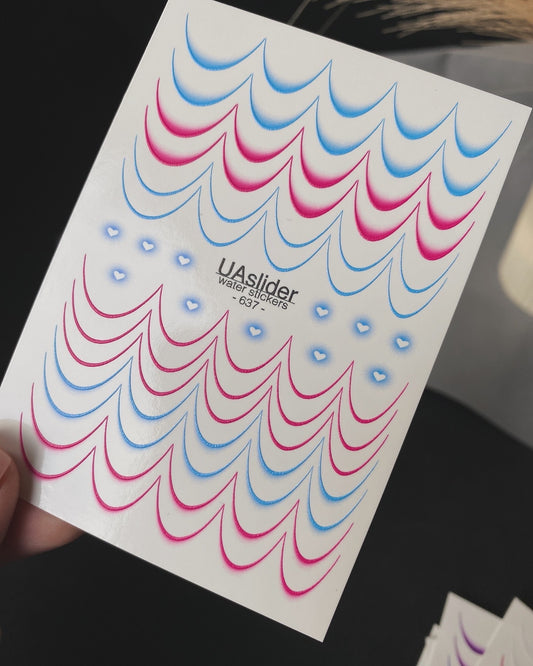 Nail Water Decal 637