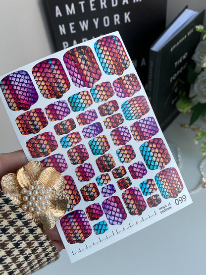 Nail wrap films wnb-099