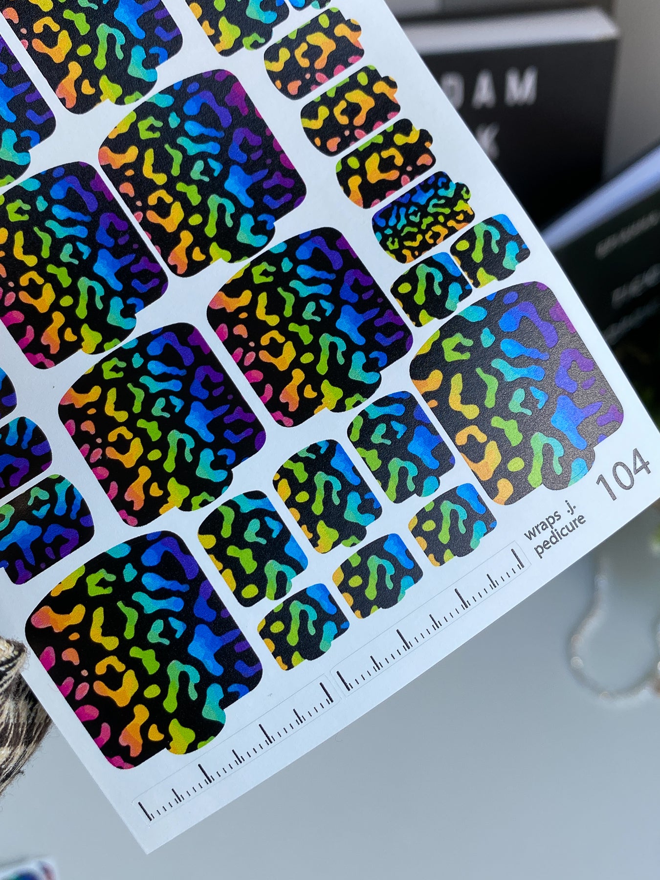 Nail wrap films wnb-104