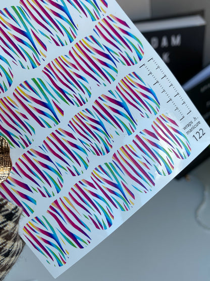 Nail wrap films wnb-122