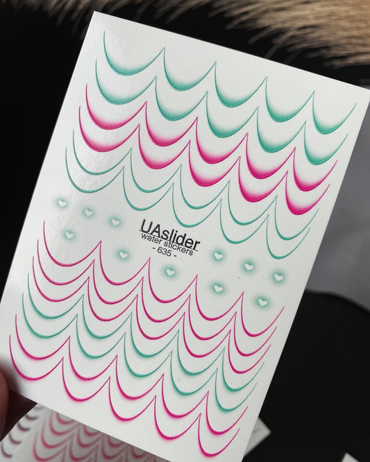 Nail Water Decal 635