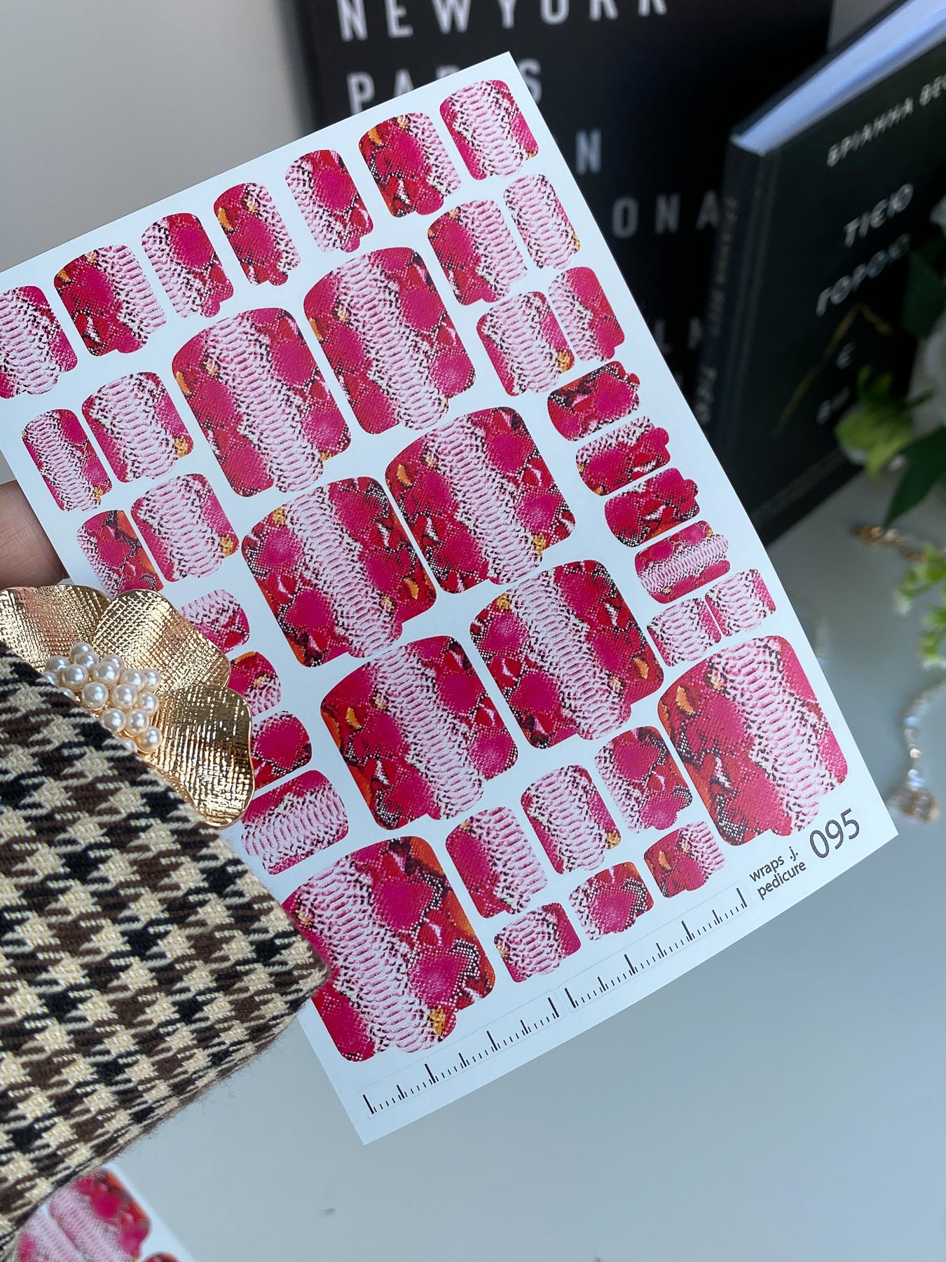 Folie do owijania paznokci wnb-095