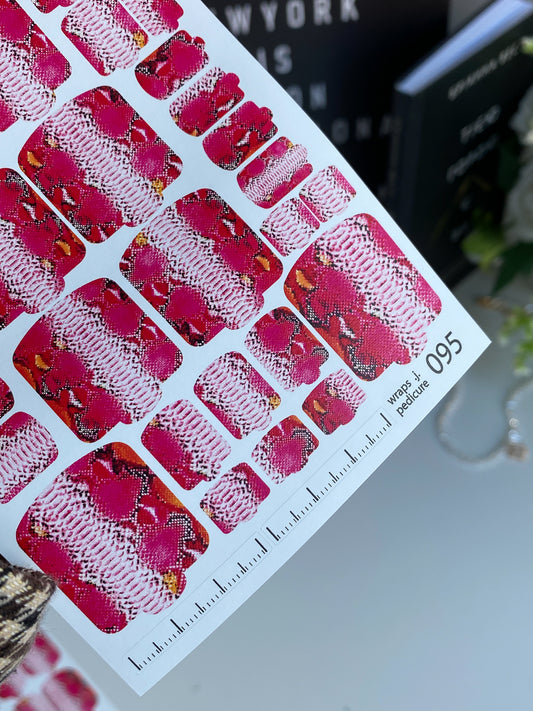 Nail wrap films wnb-095