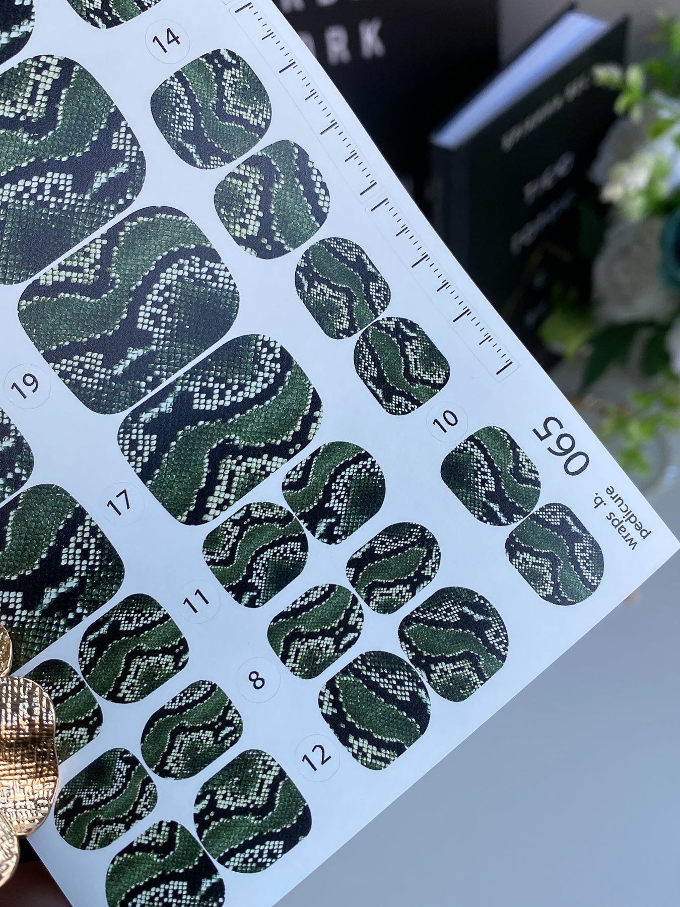 Nail wrap films wnb-065