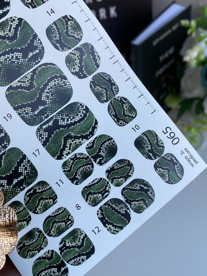 Nail wrap films wnb-065