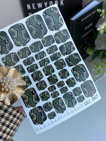 Nail wrap films wnb-065