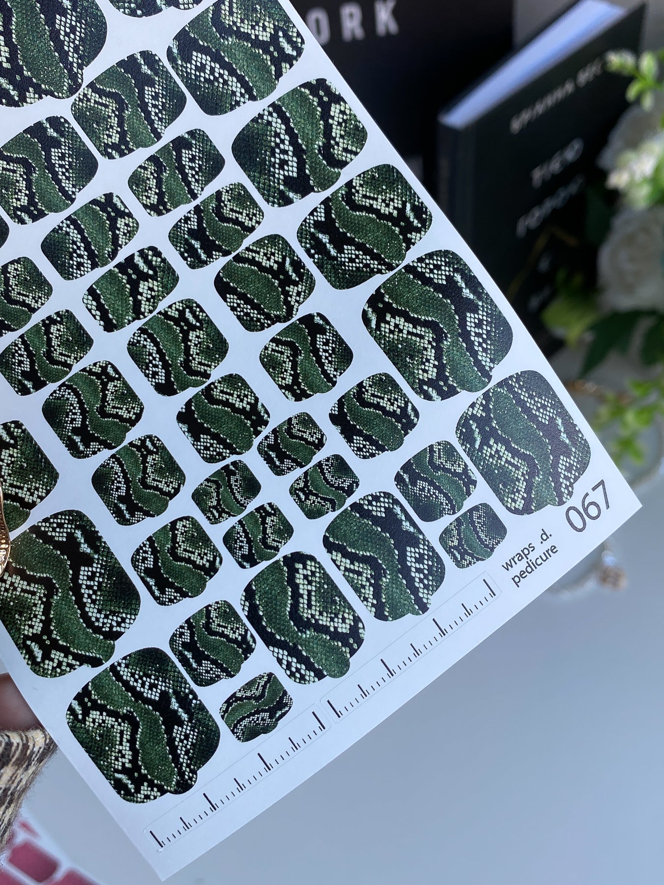 Nail wrap films wnb-065