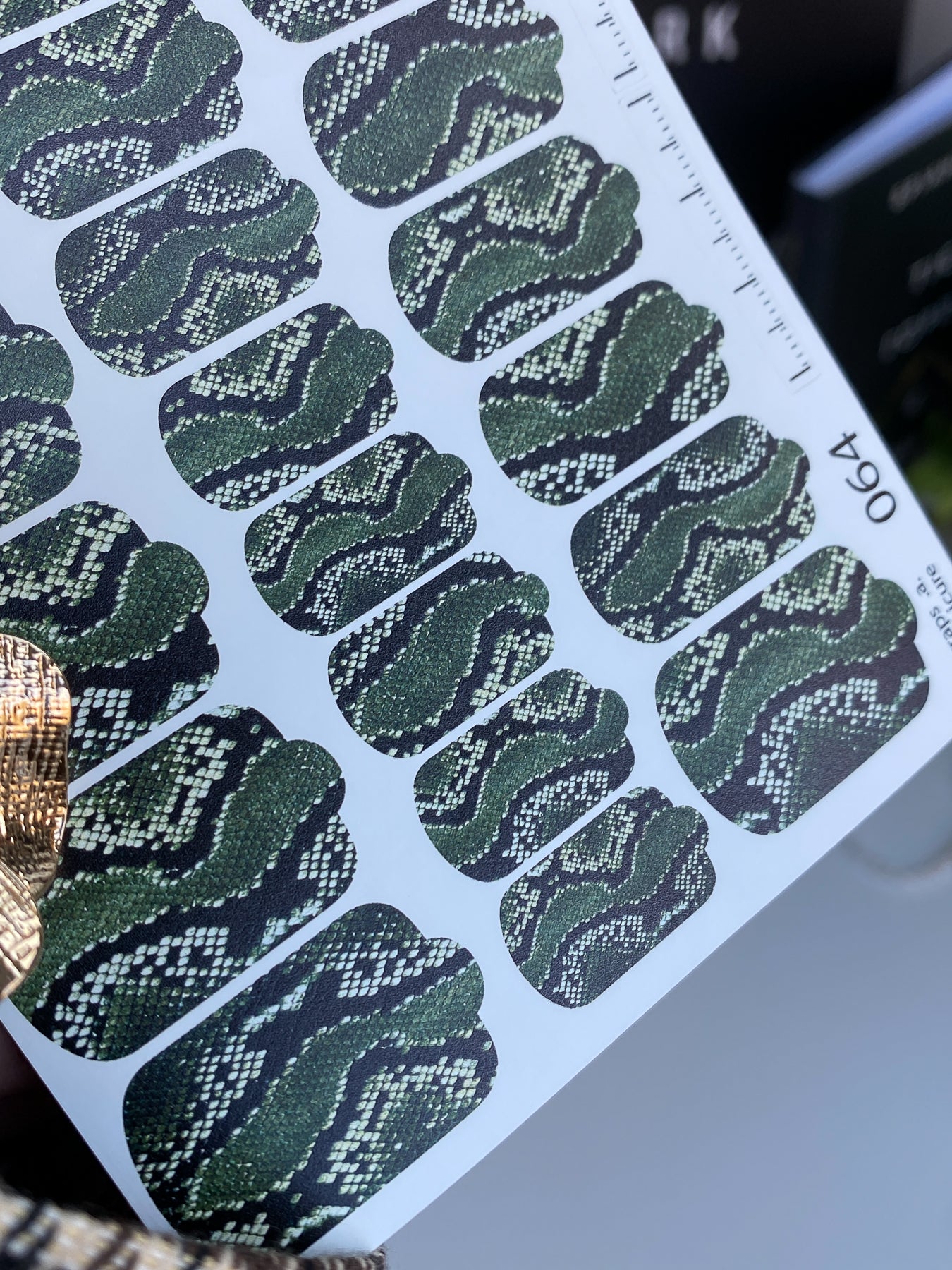 Nail wrap films wnb-064