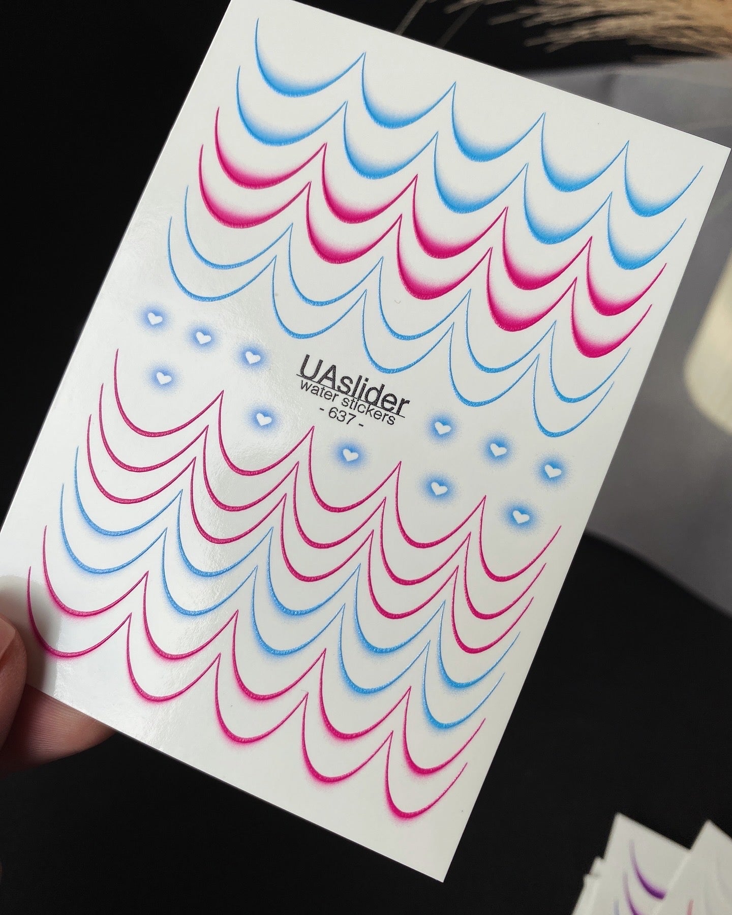 Nail Water Decal 637