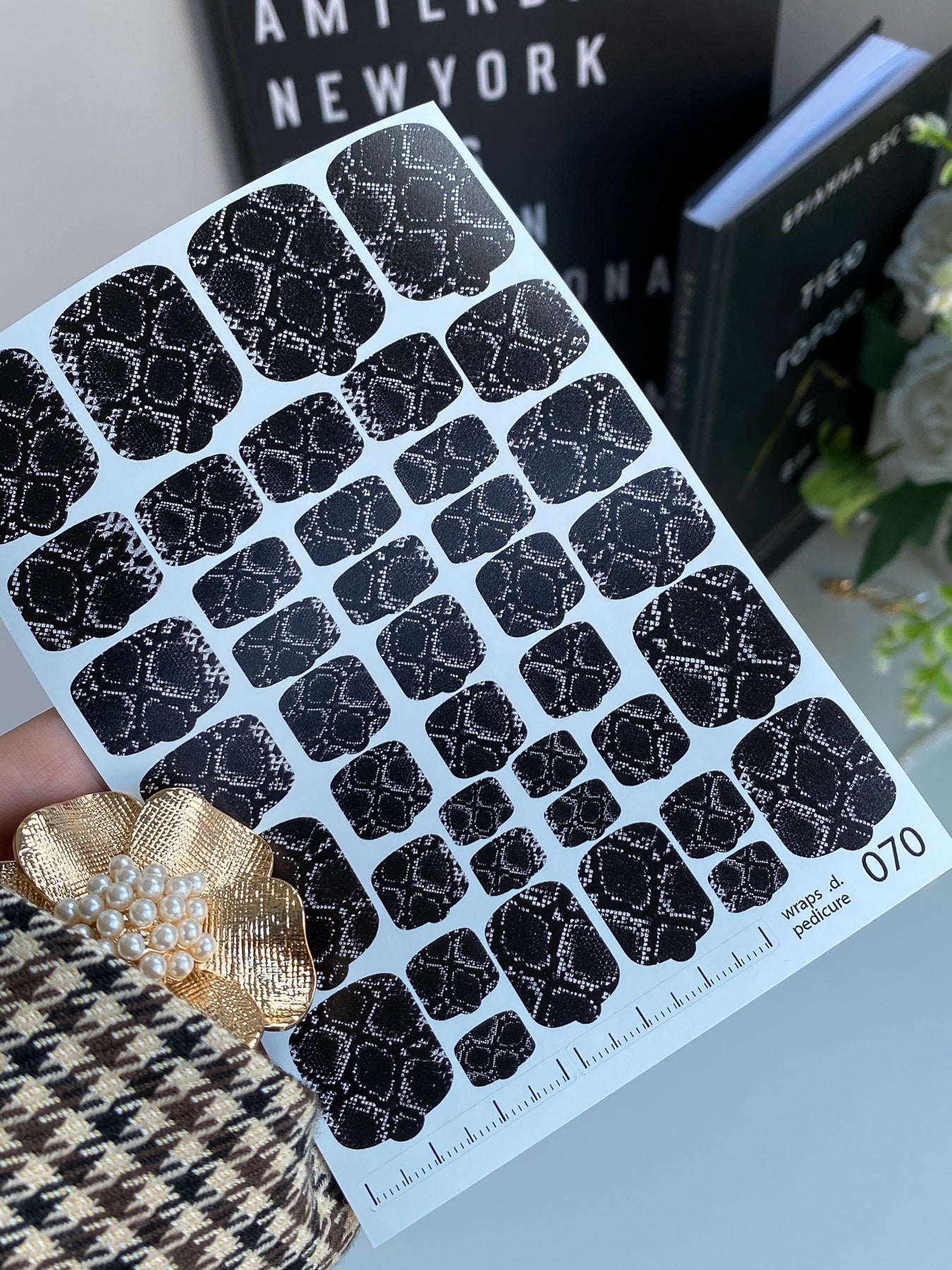 Nail wrap films wnb-070