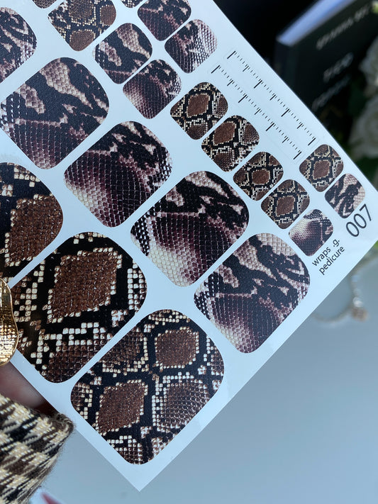 Nail wrap films wnb-007