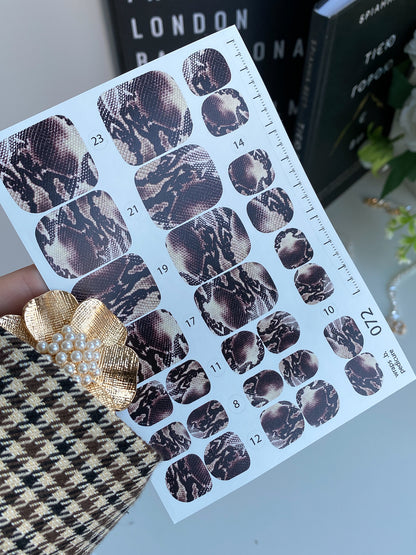 Nail wrap films wnb-072