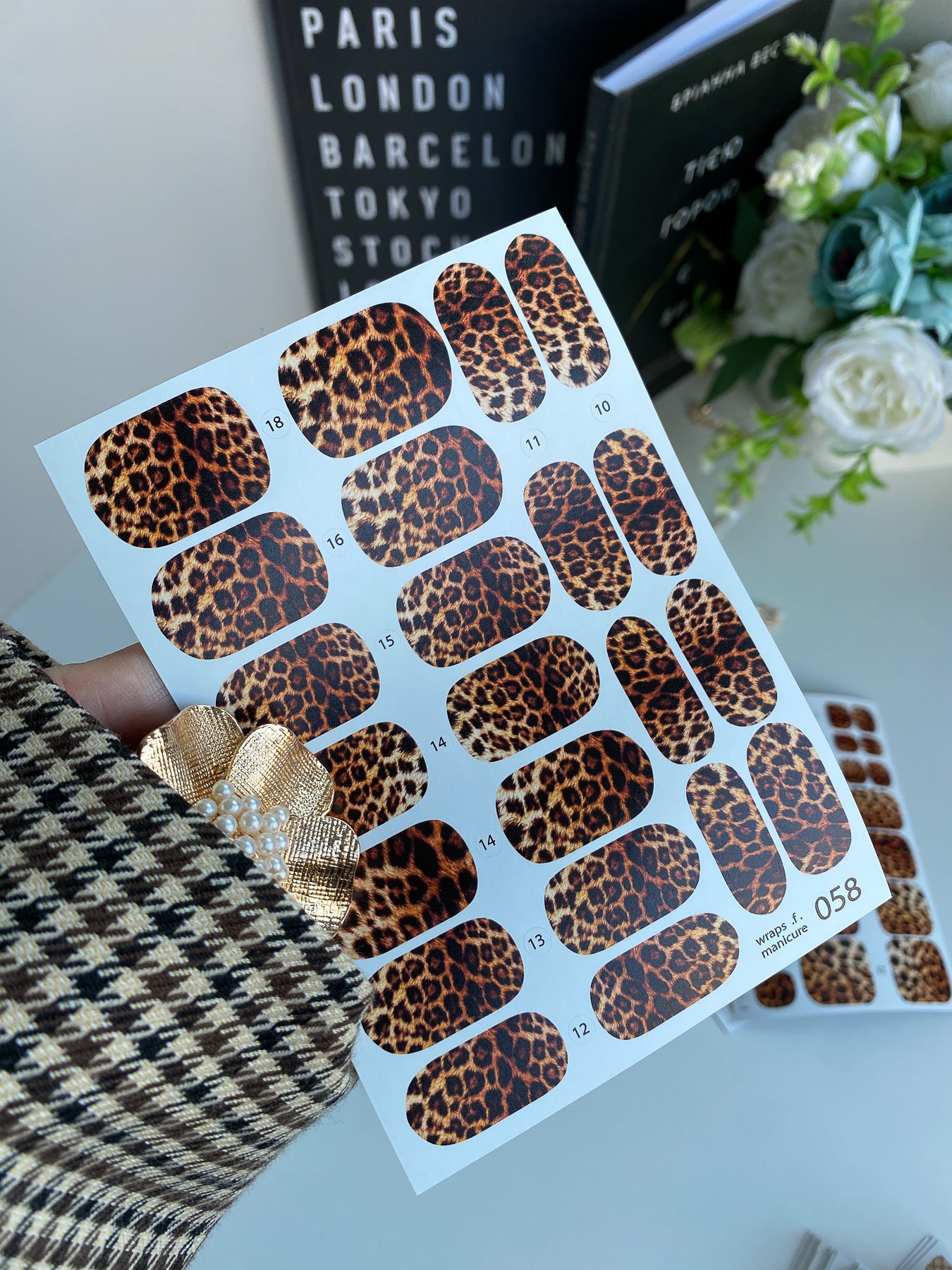 Nail wrap films wnb-058