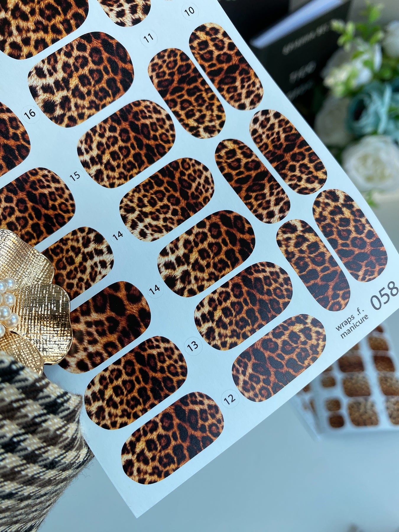 Nail wrap films wnb-058