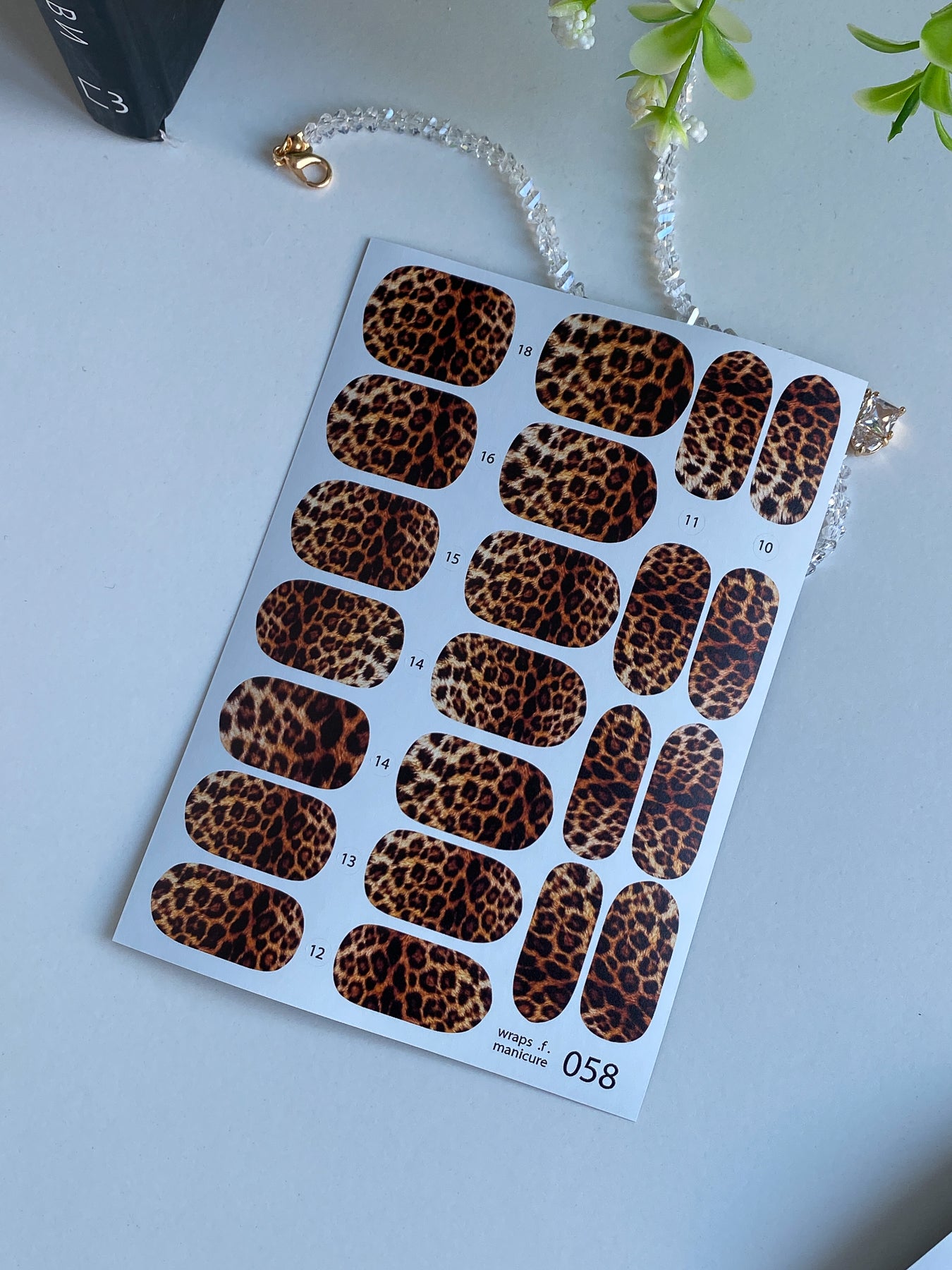 Nail wrap films wnb-058