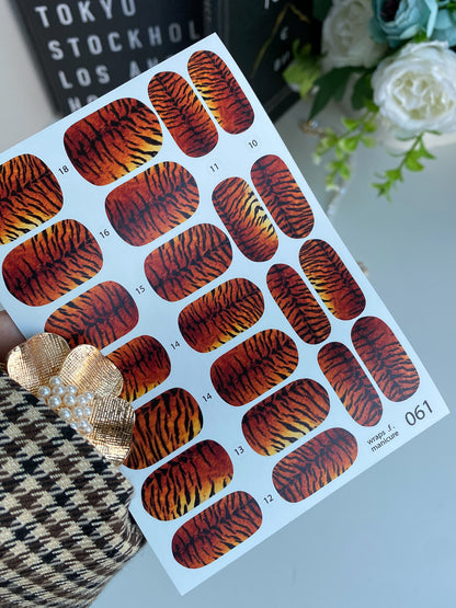 Nail wrap films wnb-061