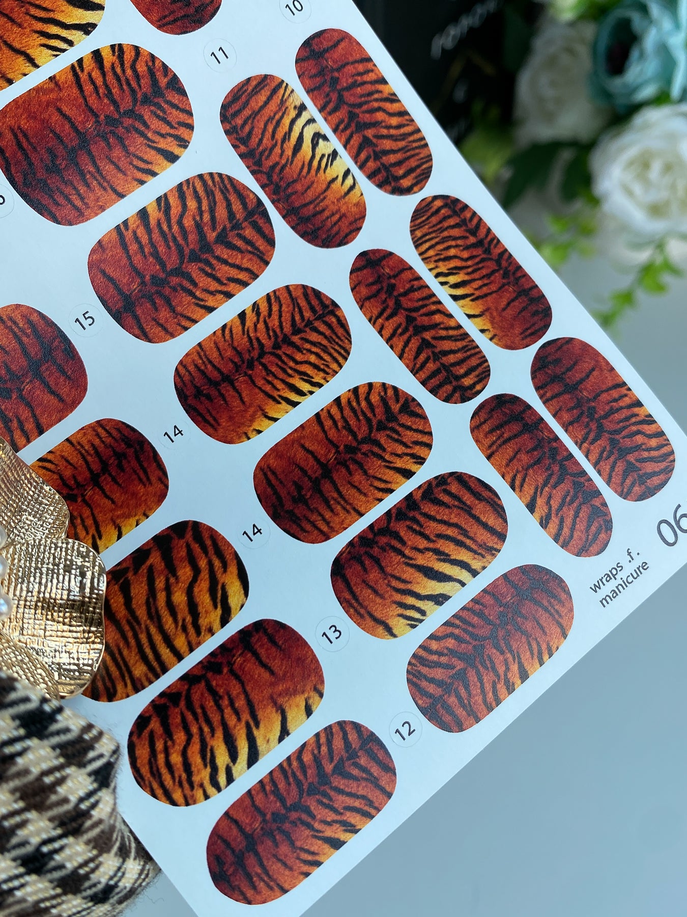 Nail wrap films wnb-061