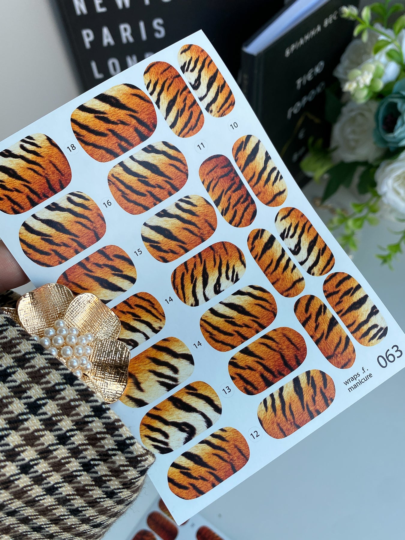 Nail wrap films wnb-063