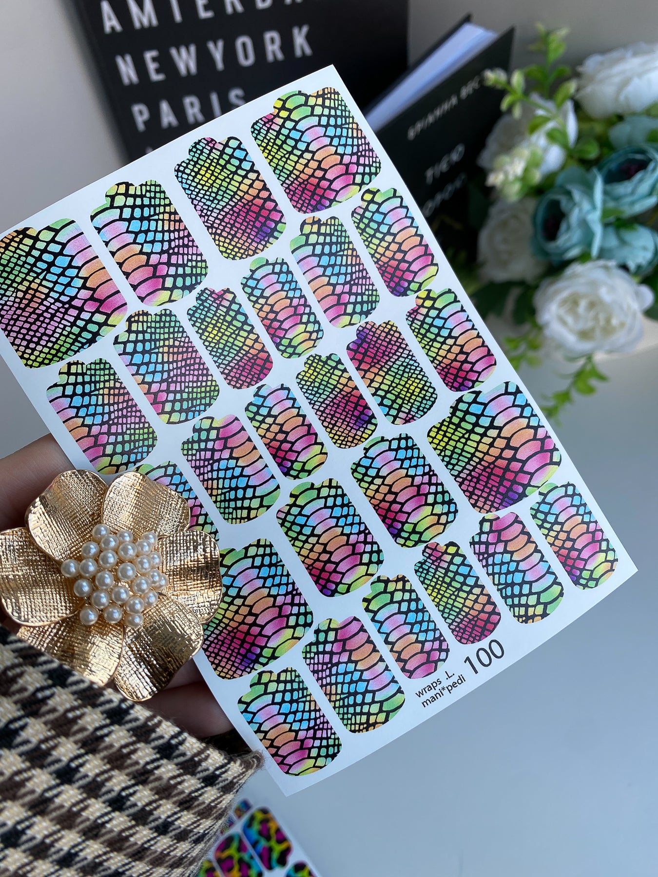 Nail wrap films wnb-100