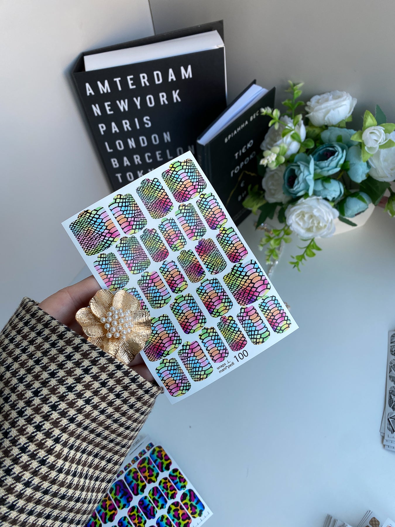 Nail wrap films wnb-100