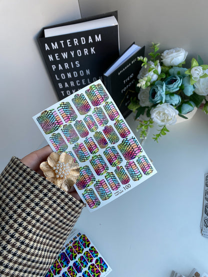 Nail wrap films wnb-100