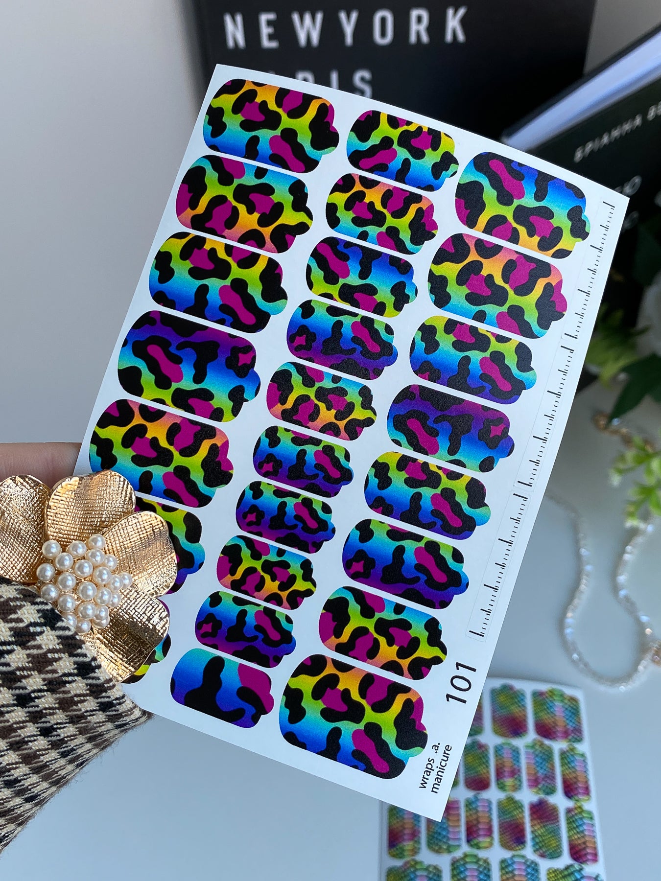 Nail wrap films wnb-101