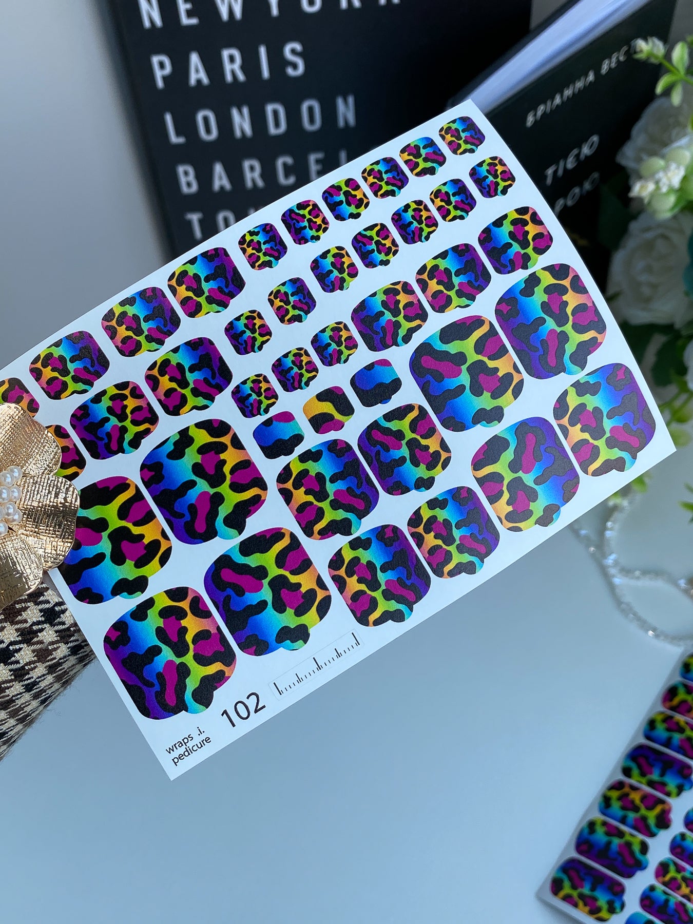 Nail wrap films wnb-102