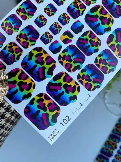 Nail wrap films wnb-102