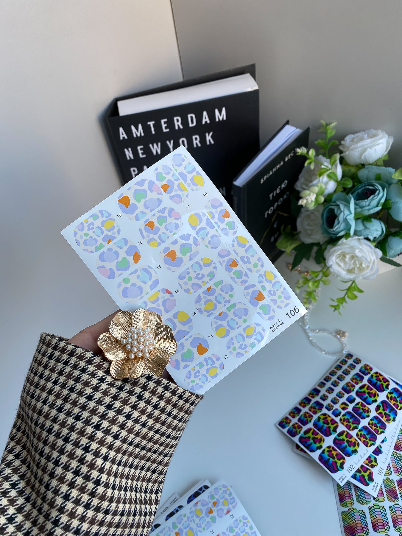 Nail wrap films wnb-106