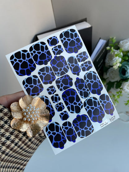 Nail wrap films wnb-107