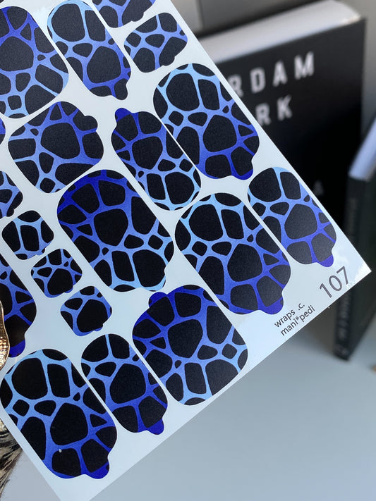 Nail wrap films wnb-107