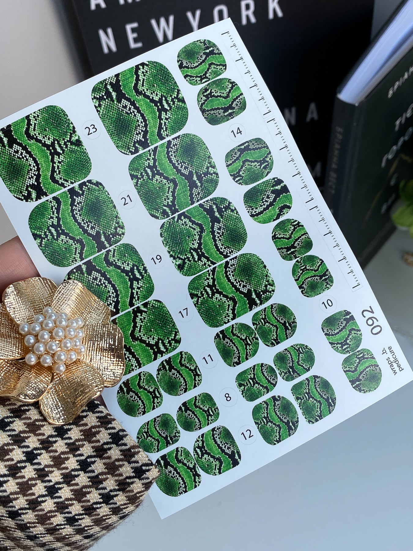 Nail wrap films wnb-092