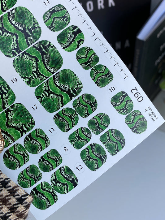 Nail wrap films wnb-092