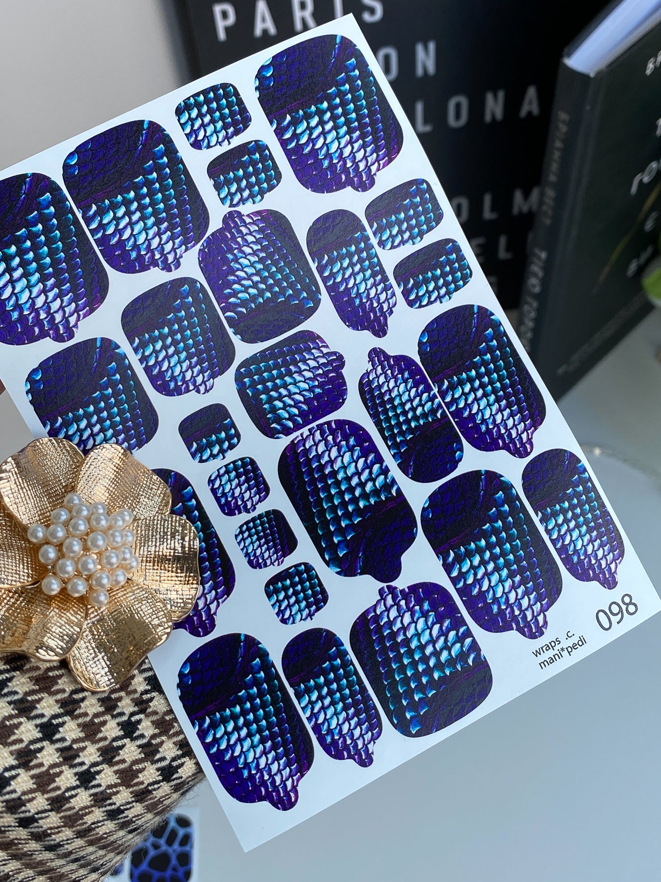 folie do owijania paznokci wnb-098